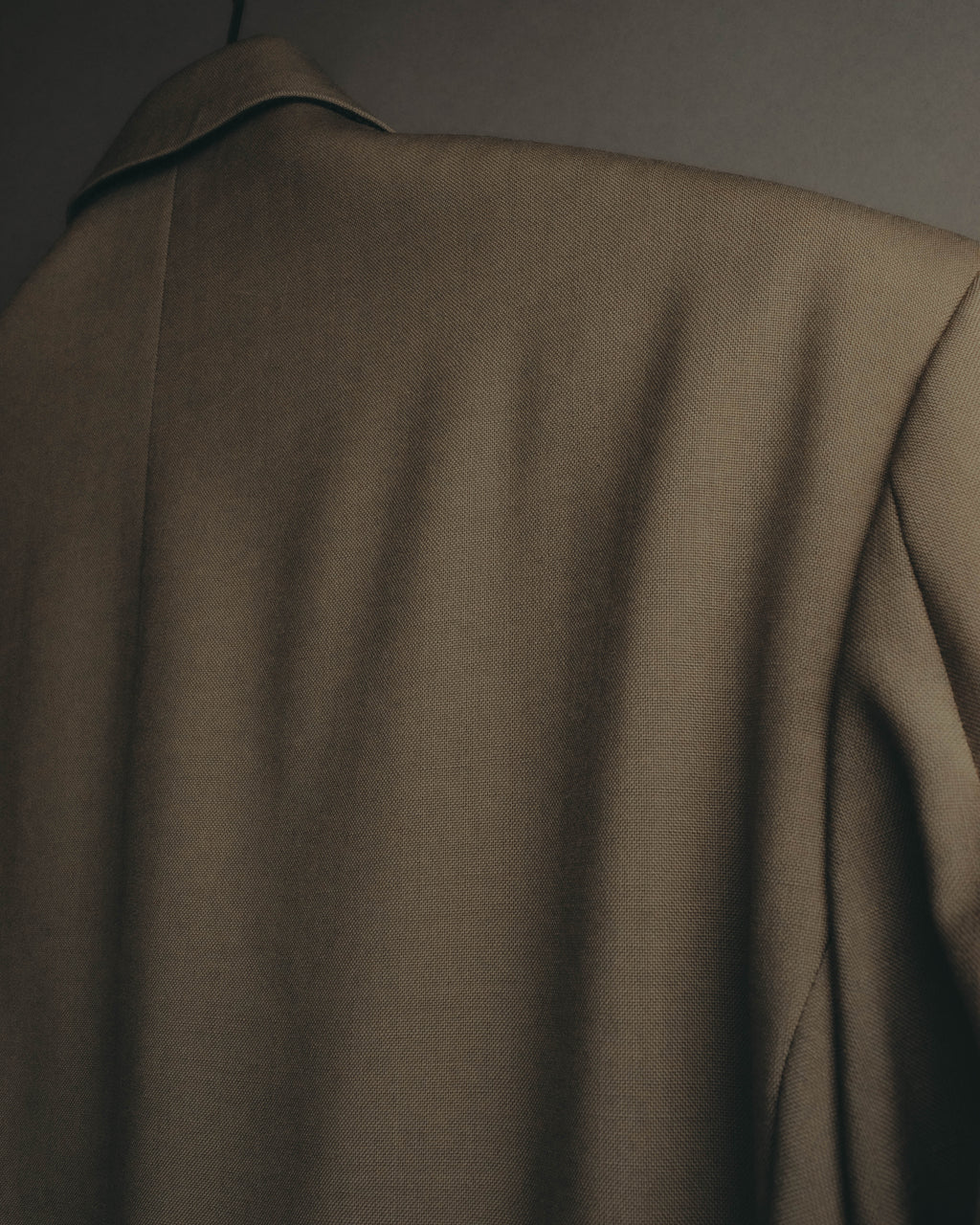 "Yves Saint Laurent pour homme" 80's-90's Structured double-breasted wool blazer