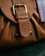 “MARCO BUGGIANI” 2004-2009 Soft leather multi pocket shoulder bag