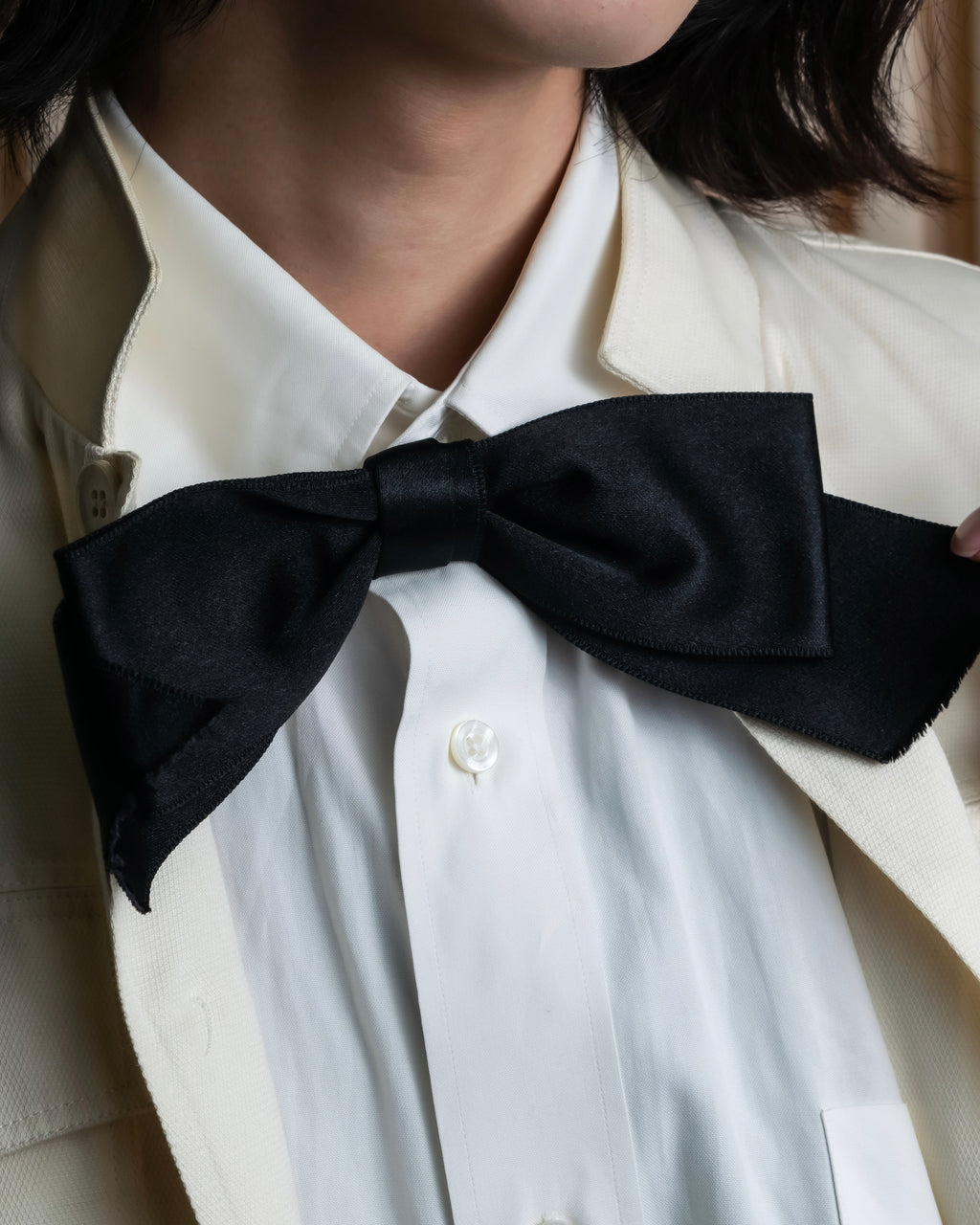 "CHANEL" 2001 Cruise Collection ribbon brooch