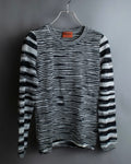"MISSONI" Multi border pattern box silhouette knit