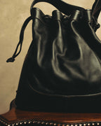 "LOEWE" 90's-10's classic drawstring shoulder bag
