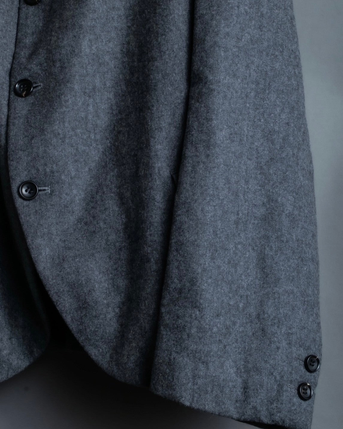 "Comme des Garçons" Stand collar multiple pocket tailored jacket