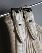 “Jean Paul Gautier” Double belted shoulder designed tank top