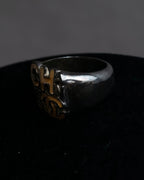 "CHANEL" Typography logo design round ring