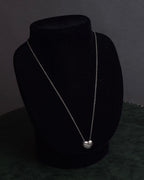 "Tiffany&Co" Heart＆arrow motif silver necklace