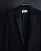 "Saint Laurent Paris" Modern tailcoat design jacket