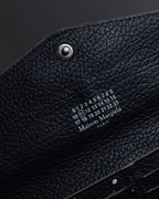 "MAISON MARGIELA" Paint spot pattern leather wallet