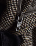 "BROOKS BROTHERS" Melange tweed three-piece suit