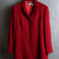 "Salvatore Ferragamo" Vivid red color wool mix tailored jacket