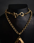 –SPECIAL– “Yves Saint Laurent”
80’s-90’s Sculptural red stone statement necklace