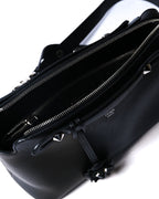 FENDI/ “By The Way Medium” Flower Detailed 2 Way Hand Bag Black