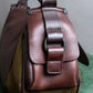 "DAVID&SCOTTI" Buckle design combination material one handle bag