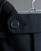 "Christian Dior" Mohair blend straight silhouette slacks