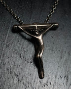 “TIFFANY & CO.” 90’s-00’s Peretti sculpted crucifix pendant