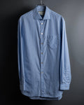 "GUCCI" Michele period brand code embroidered striped shirt