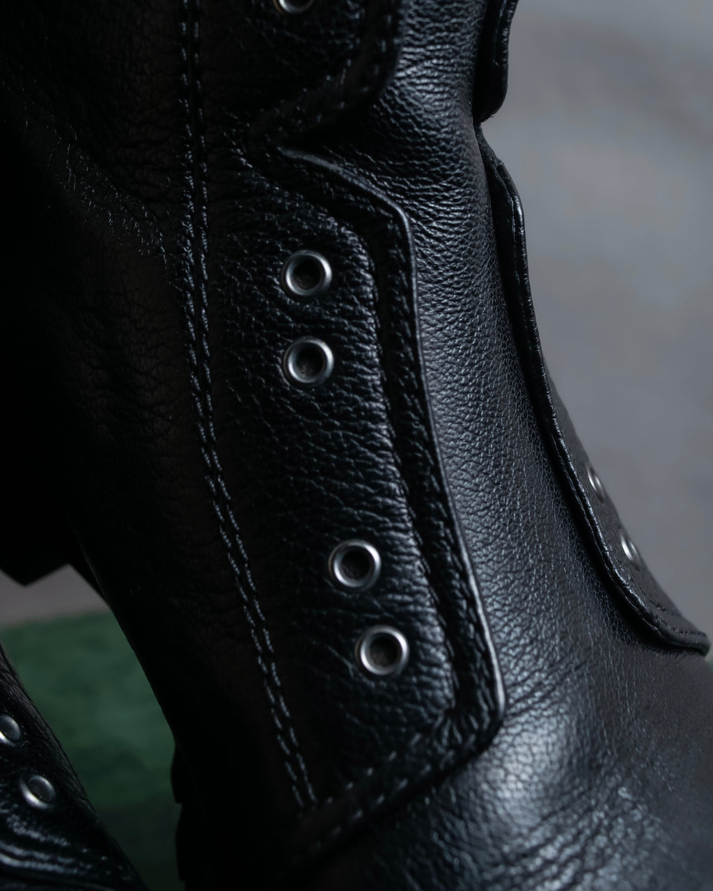 "Jimmy Choo" Bejeweled leather long boots