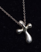 "Tiffany&Co" Small claus motif silver necklace