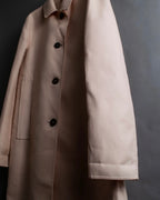 "JIL SANDER" Pink beige color spring coat