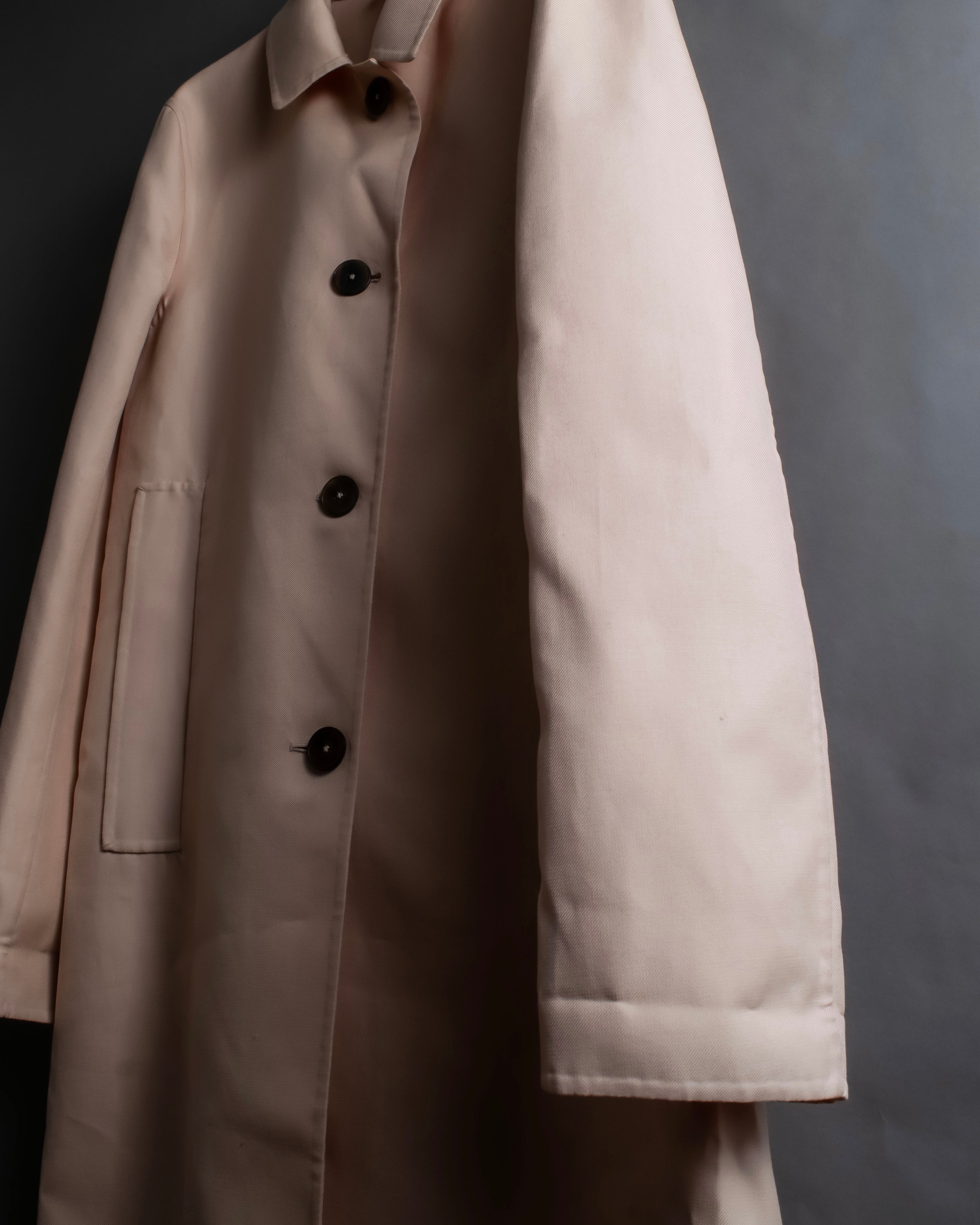 "JIL SANDER" Pink beige color spring coat