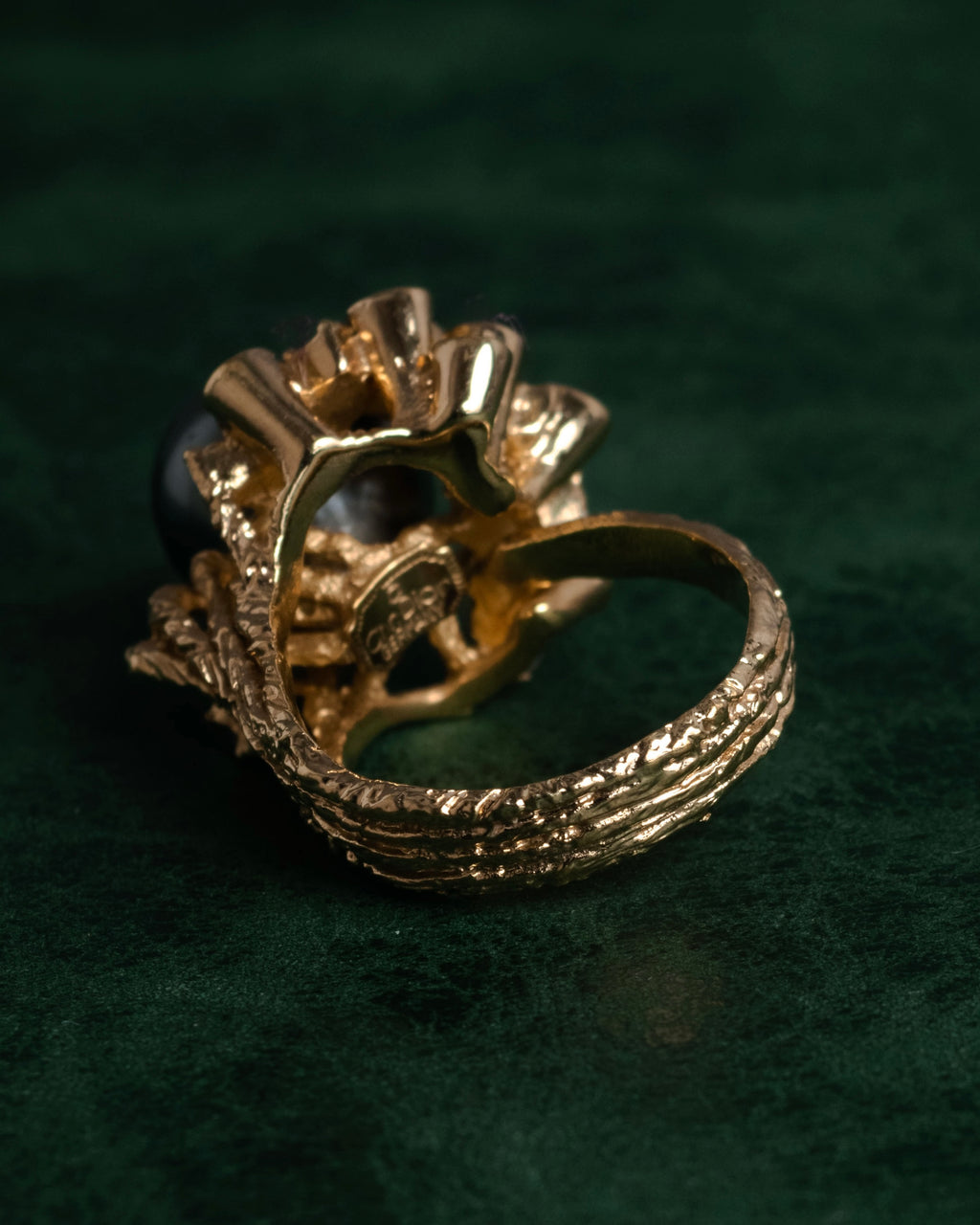 “Christian Dior” 60’s-70’s Organic pearl cluster ring