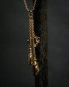 “Christian Dior” 90’s Dune charm long necklace