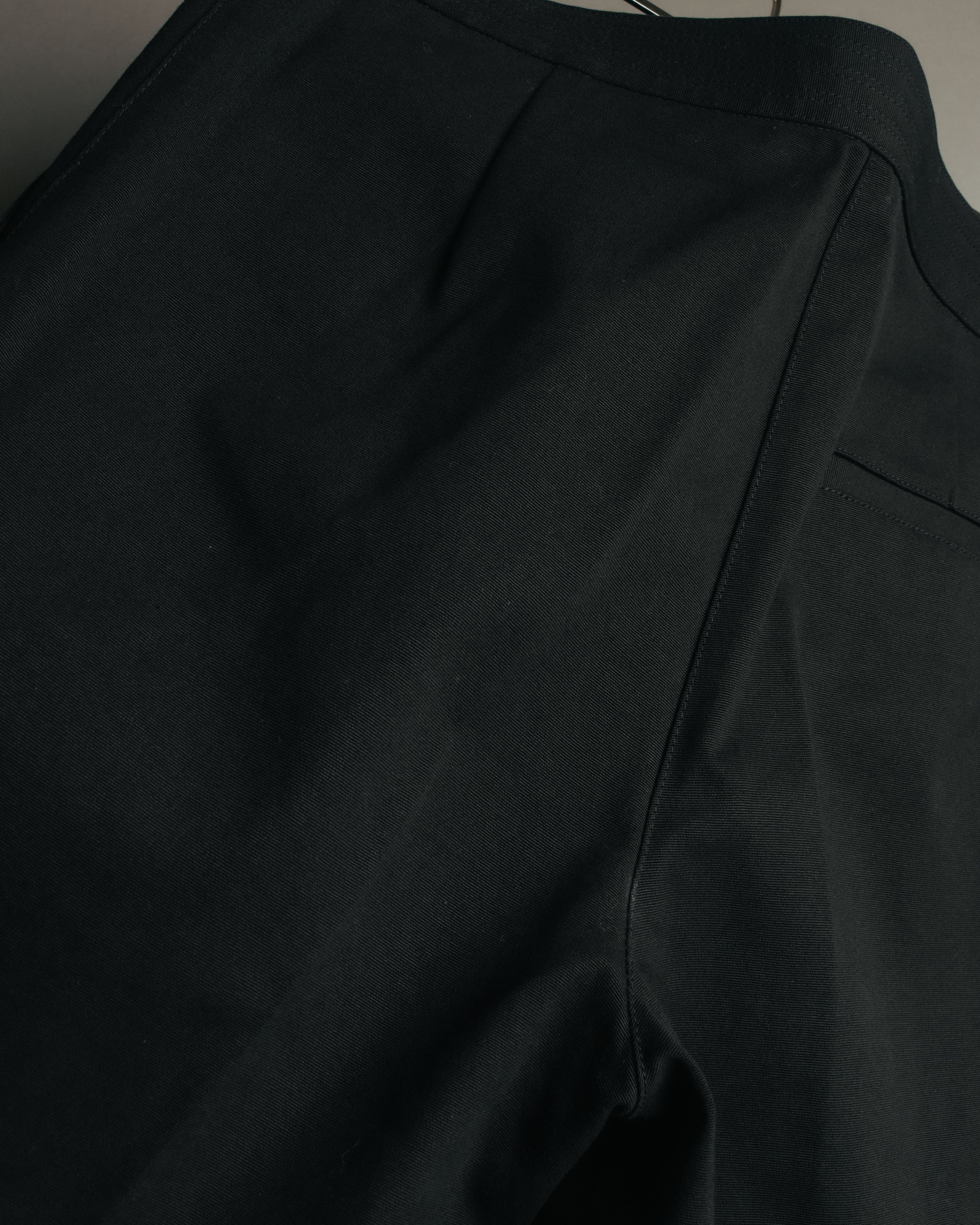 “CHANEL” 2004 Spring grosgrain straight trousers