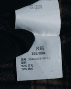 "WEEKEND MaxMara" 2010’s plaid virgin wool collarless jacket