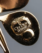 "Christian Dior" Butterfly motif gold brooch