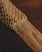 “COMME des GARÇONS HOMME”
80’s-90’s open-knit square-end necktie