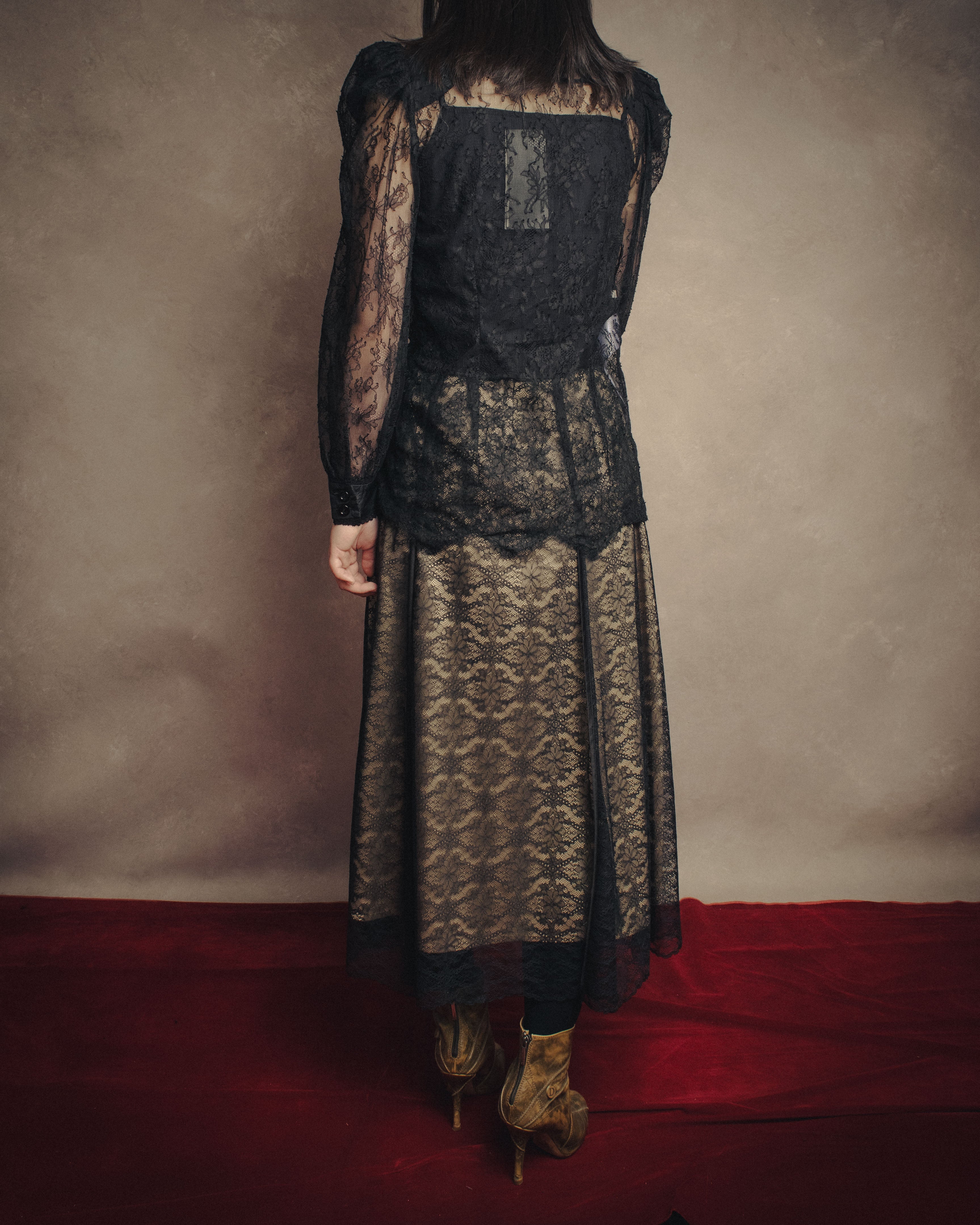 -SPECIAL- “GUCCI“ 2017-18 Fall winter lace bow blouse