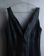 "TADASHI SHOJI" Fringe detail sleeveless dress