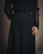 -SPECIAL- “Y’s” 2016 Asymmetric wool gabardine long skirt