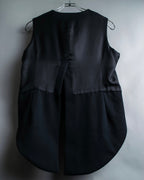 “Y‘s” Tail coat detailed vest