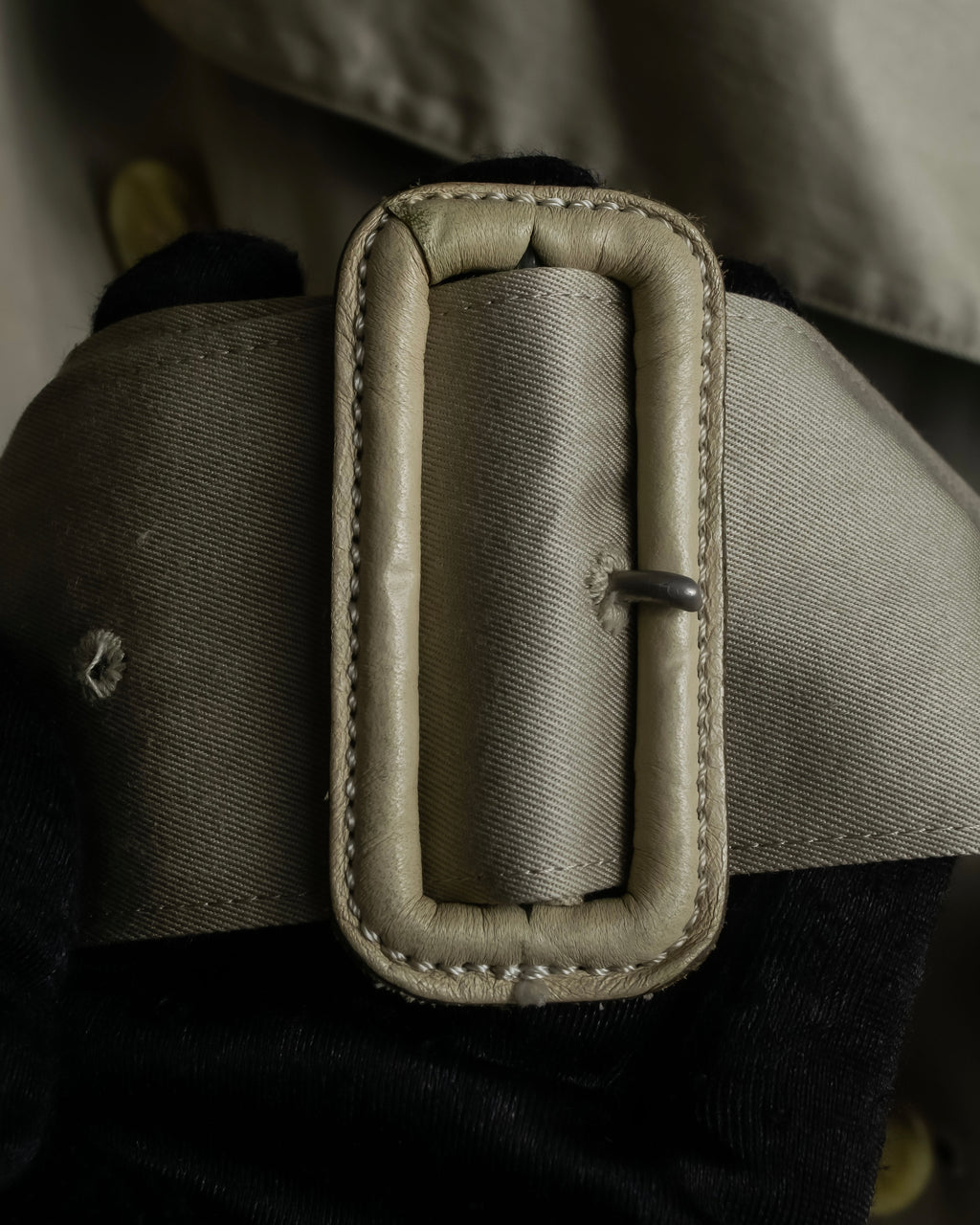 "BURBERRYS" Classic military detail maxi length trench coat