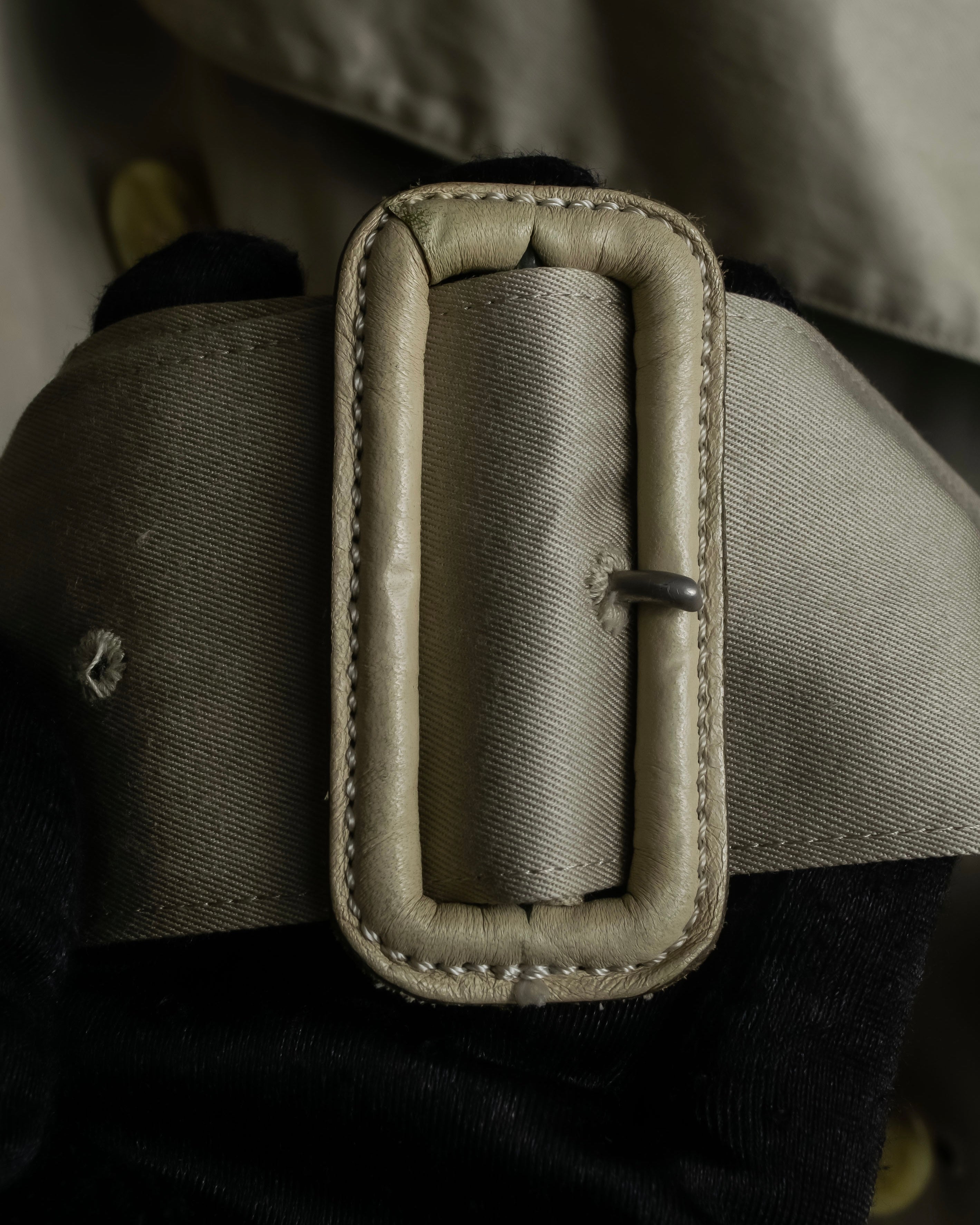 "BURBERRYS" Classic military detail maxi length trench coat