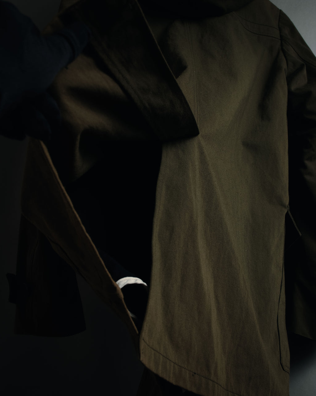 "Dior" 22AW Kim Jones design military detail hooded coat