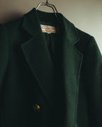 "Yves Saint Laurent" late 80's-early 90's Structured wool mohair double breasted coat
