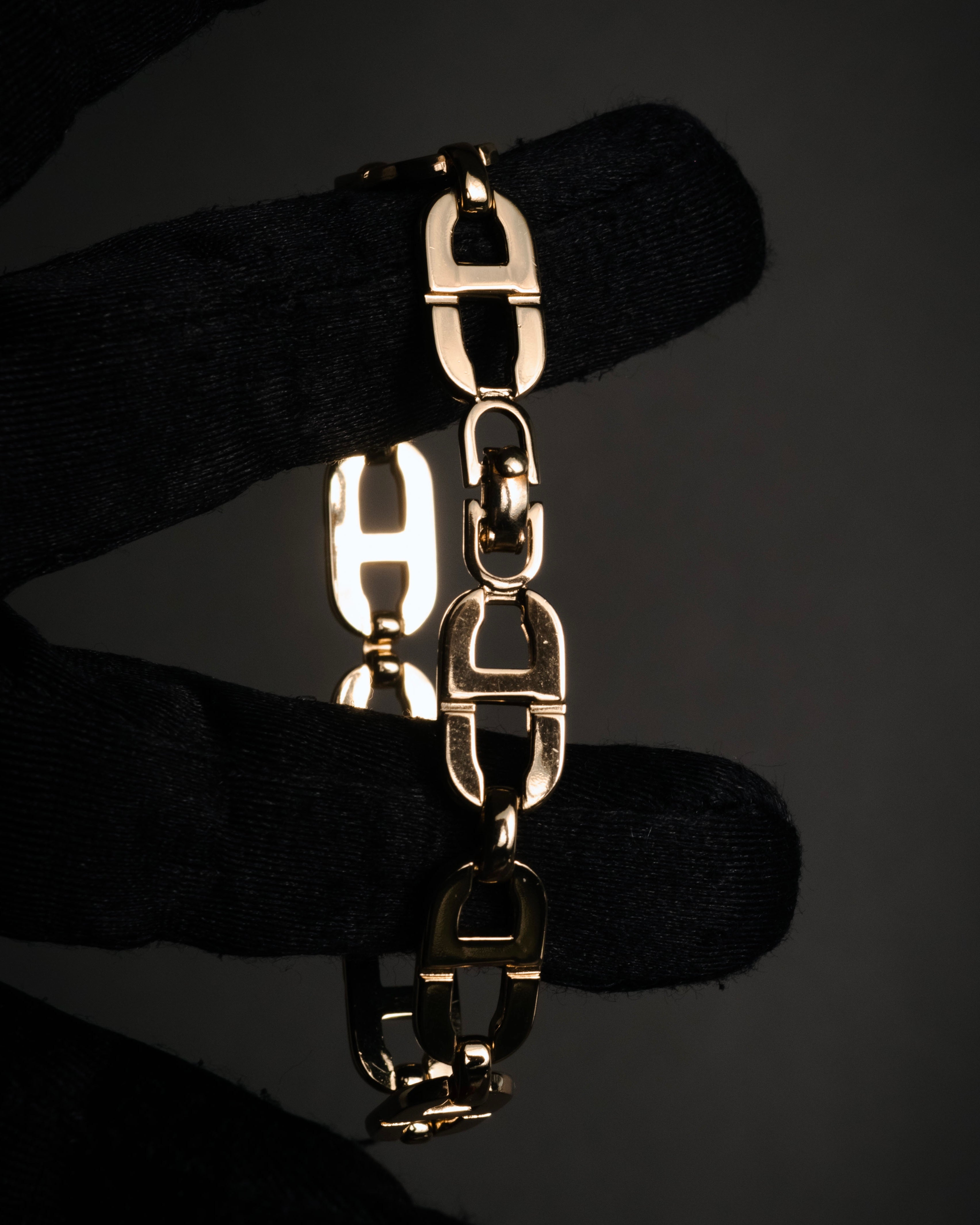 "Christian Dior" 80’s-90’s CD link chain bracelet