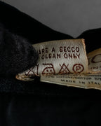 "GUCCI" 70's velvet collar design long coat