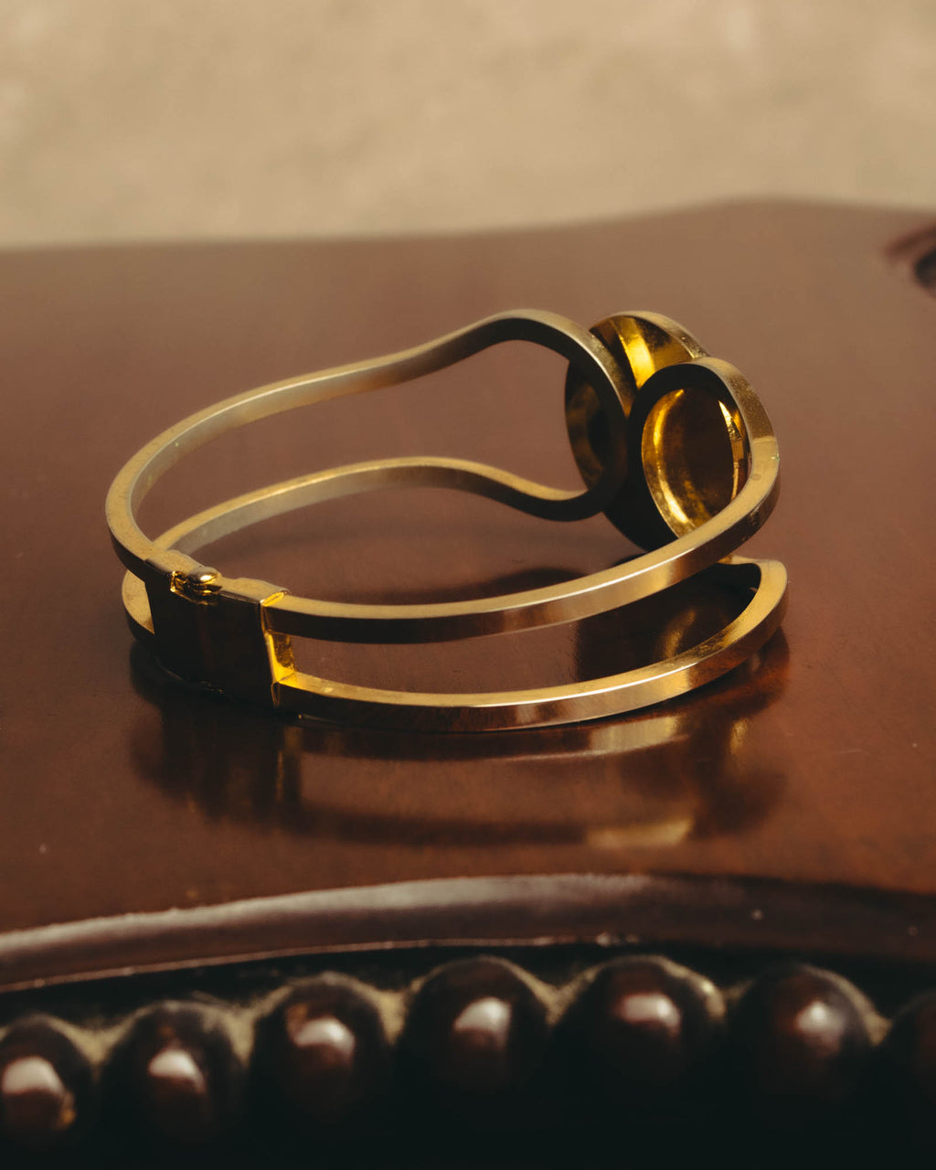 -SPECIAL- "Yves Saint Laurent" 80's-90's Iconic cassandre logo vintage bangle
