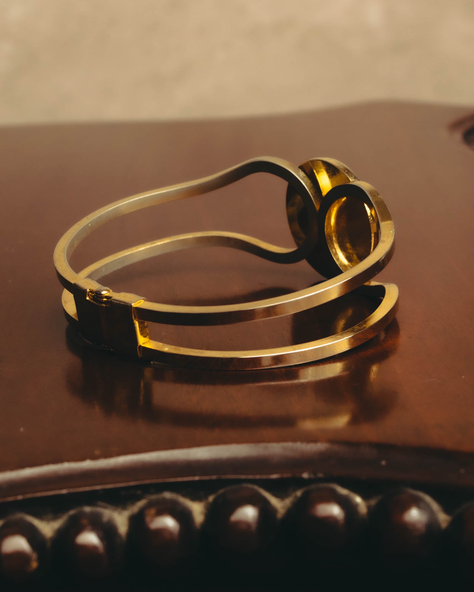 -SPECIAL- "Yves Saint Laurent" 80's-90's Iconic cassandre logo vintage bangle