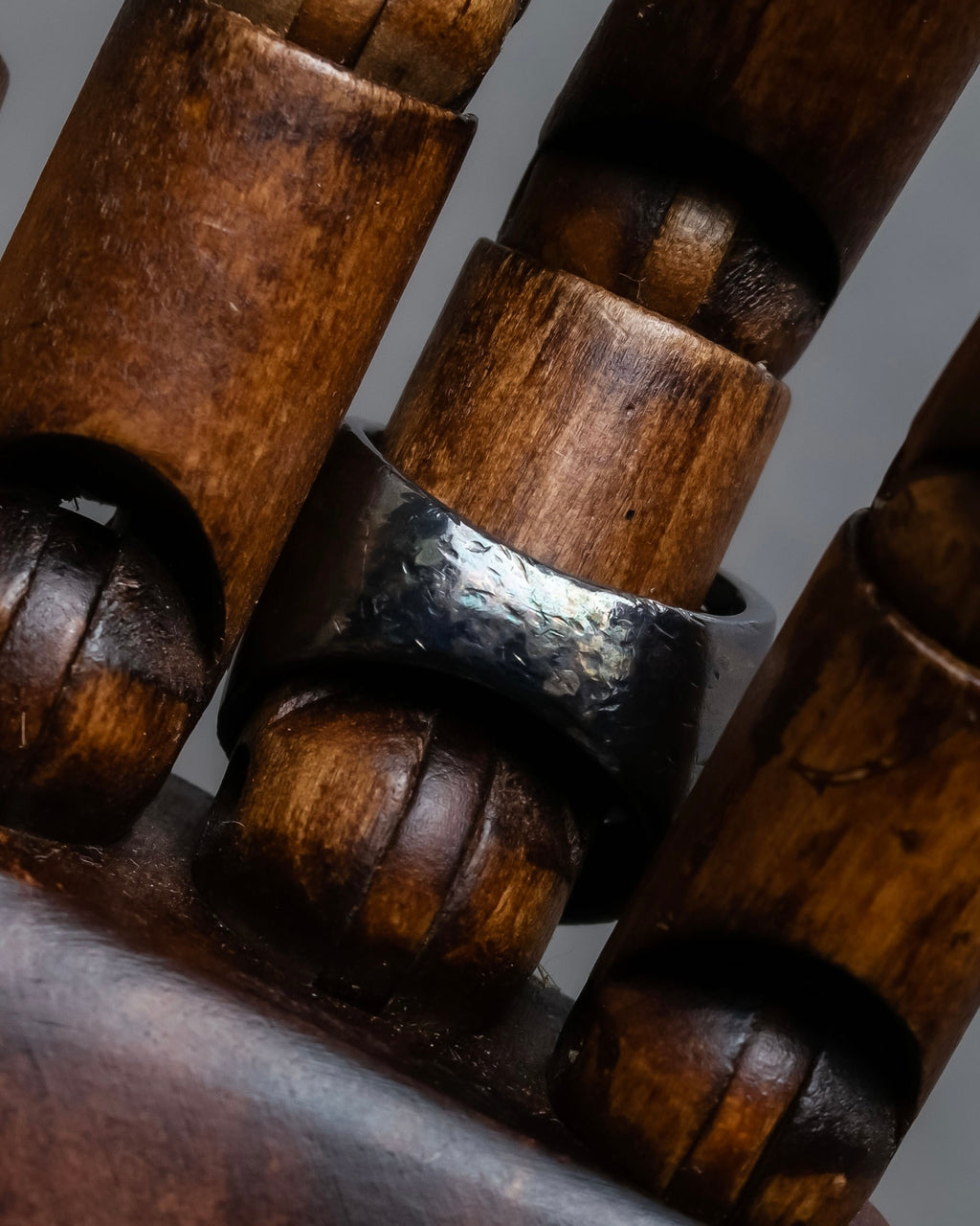 "CHANEL" 97AW Karl Lagerfeld double C logo rhinestone design ring