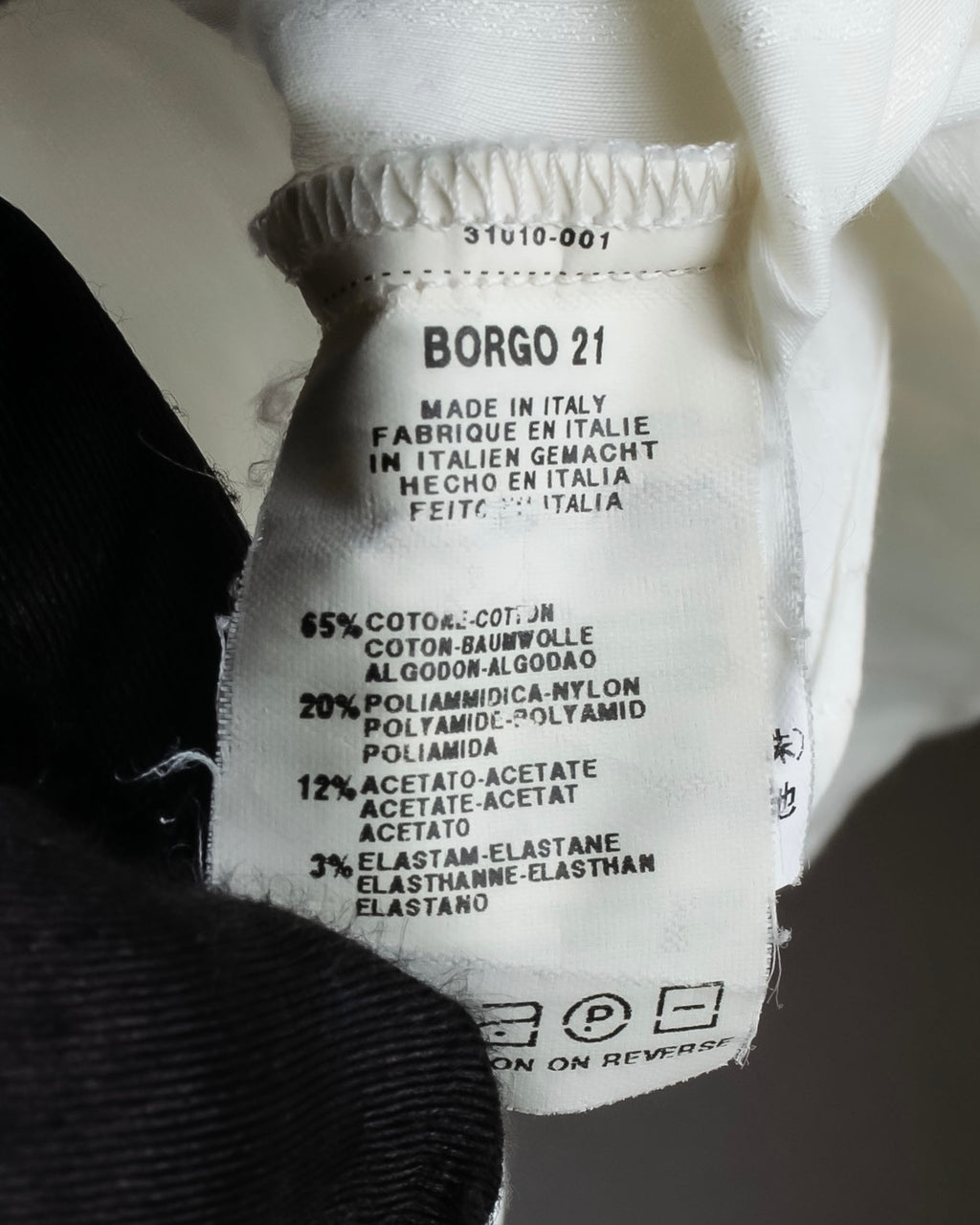 "GIORGIO ARMANI" Delicate striped white shirt