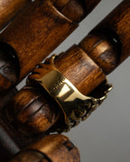 "GUCCI" Michele period lion head gold ring