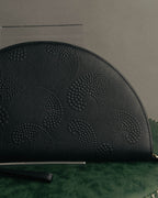 "Tiffany & Co." 10's-20's Embossed leather wristlet wallet