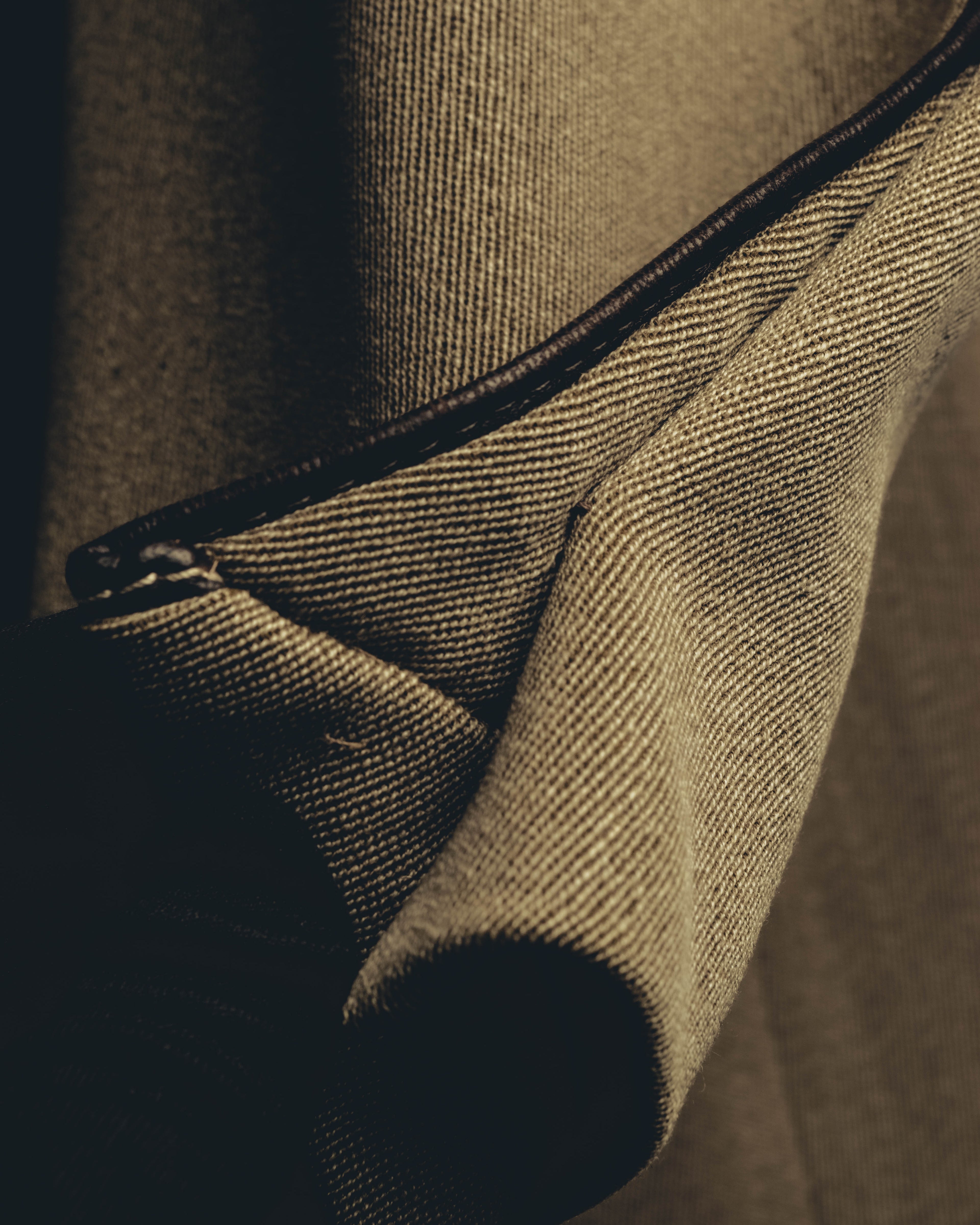 -SPECIAL- "Hermès" 80's-00's Leather collar tailored blazer