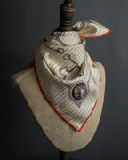 "HERMES" Carré 45 Gavroche MORS DE SELLE scarf