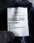 "Vivienne Westwood RED LABEL"
Windowpane print long shirt dress