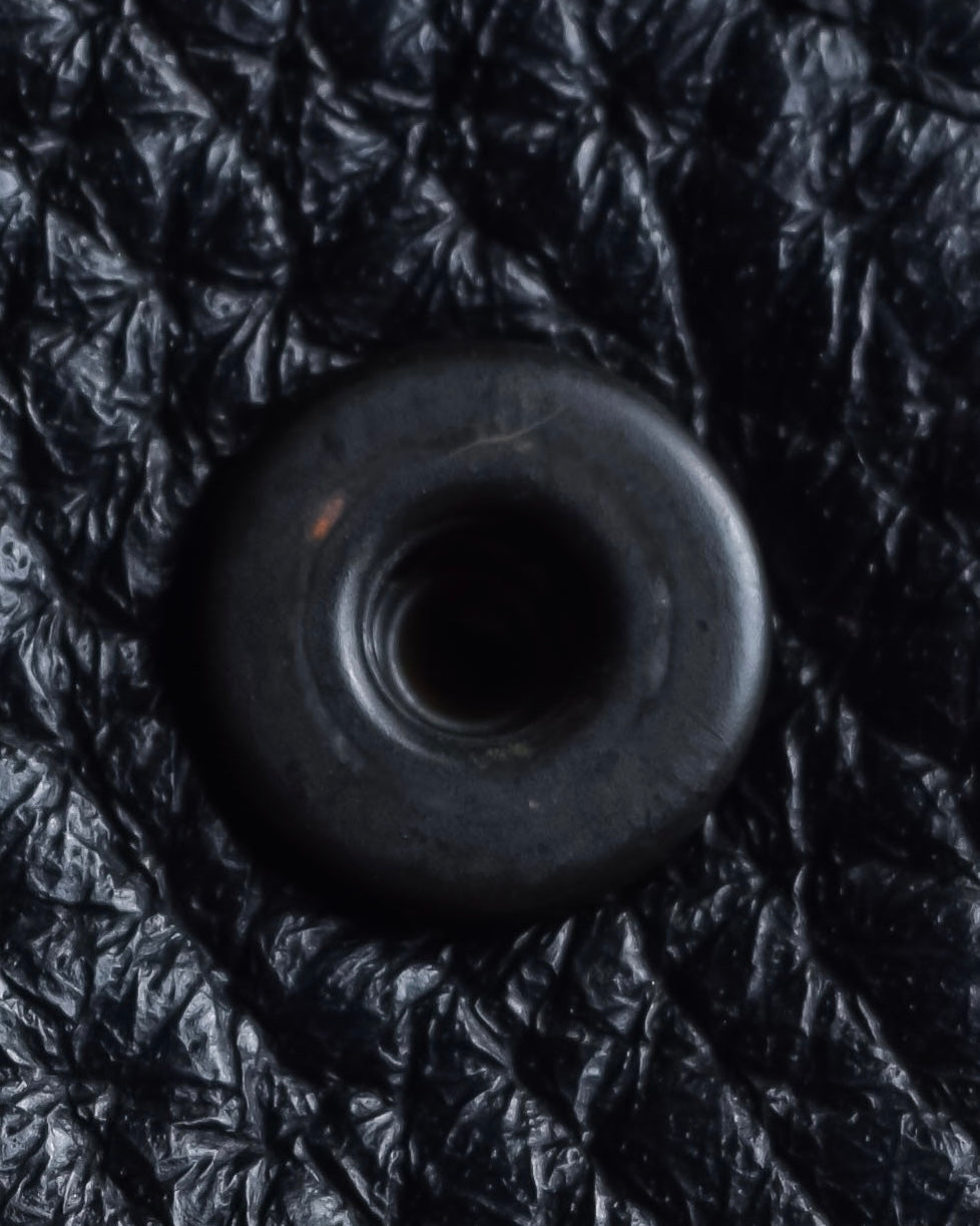 "MAISON MARGIELA" Grain texture leather snap wallet