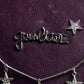 "JEAN PAUL GAULTIER" Horizontal star＆moon chain design purple leather bag